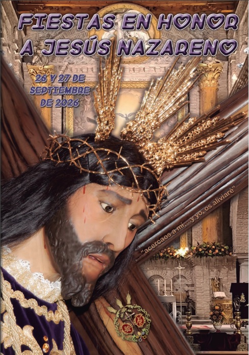 Programa de Fiestas en Honor a Jesús Nazareno 2026